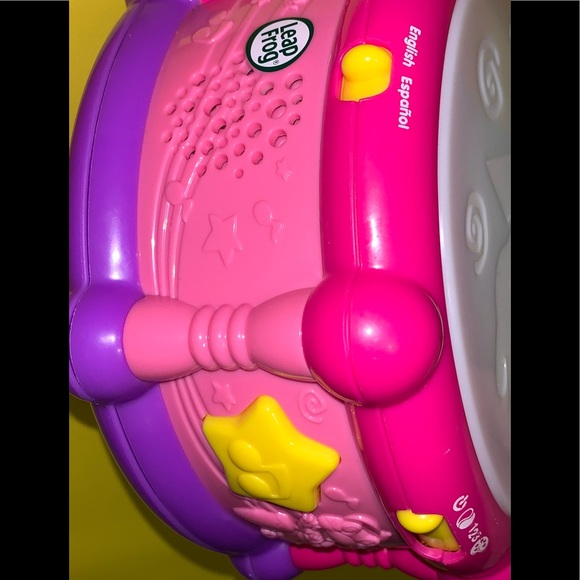 VTECH & LEAPFROG MUSIC TOY BUNDLE SET DRUM MICROPHONE MUSICAL LIGHTS TOYS PINK - Picture 8 of 15